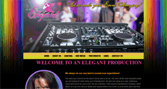 Desktop Screenshot of anelegantproduction.com